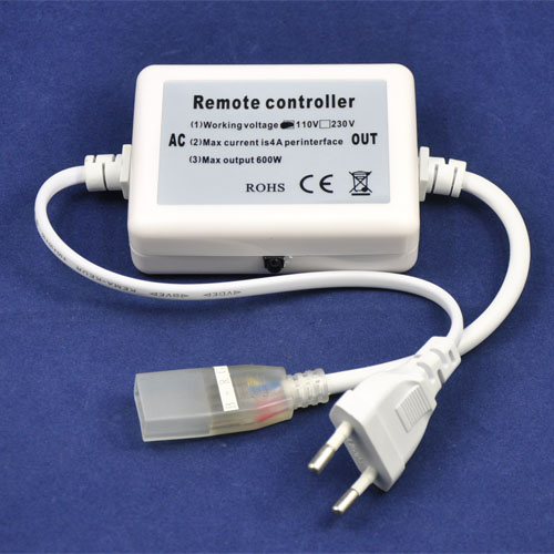 AC110/220V Max 600W, LED RGB Wireless RF 6 keys Infrared Remote Control Controller For RGB High Voltage led lights strip